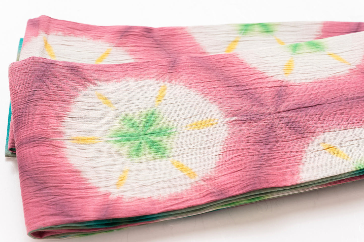 【藤井絞】綿麻リバーシブル半幅帯