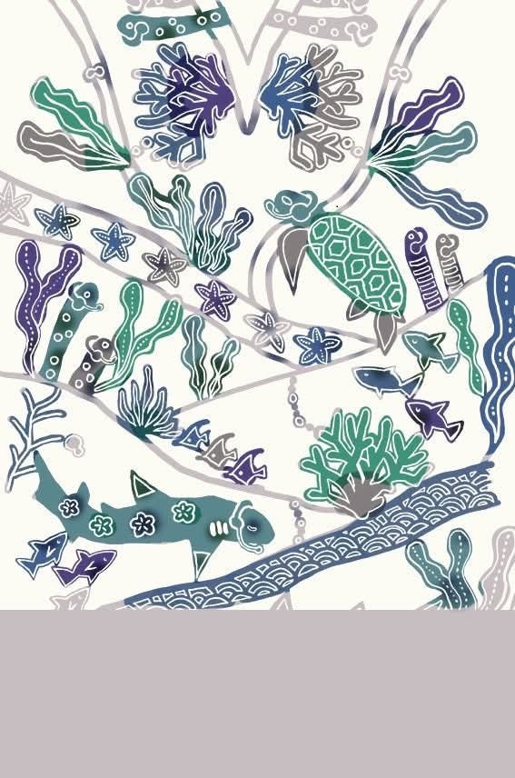 きくちいま☆オリジナル製作委員会×栗山工房コラボ九寸帯【海フェス】