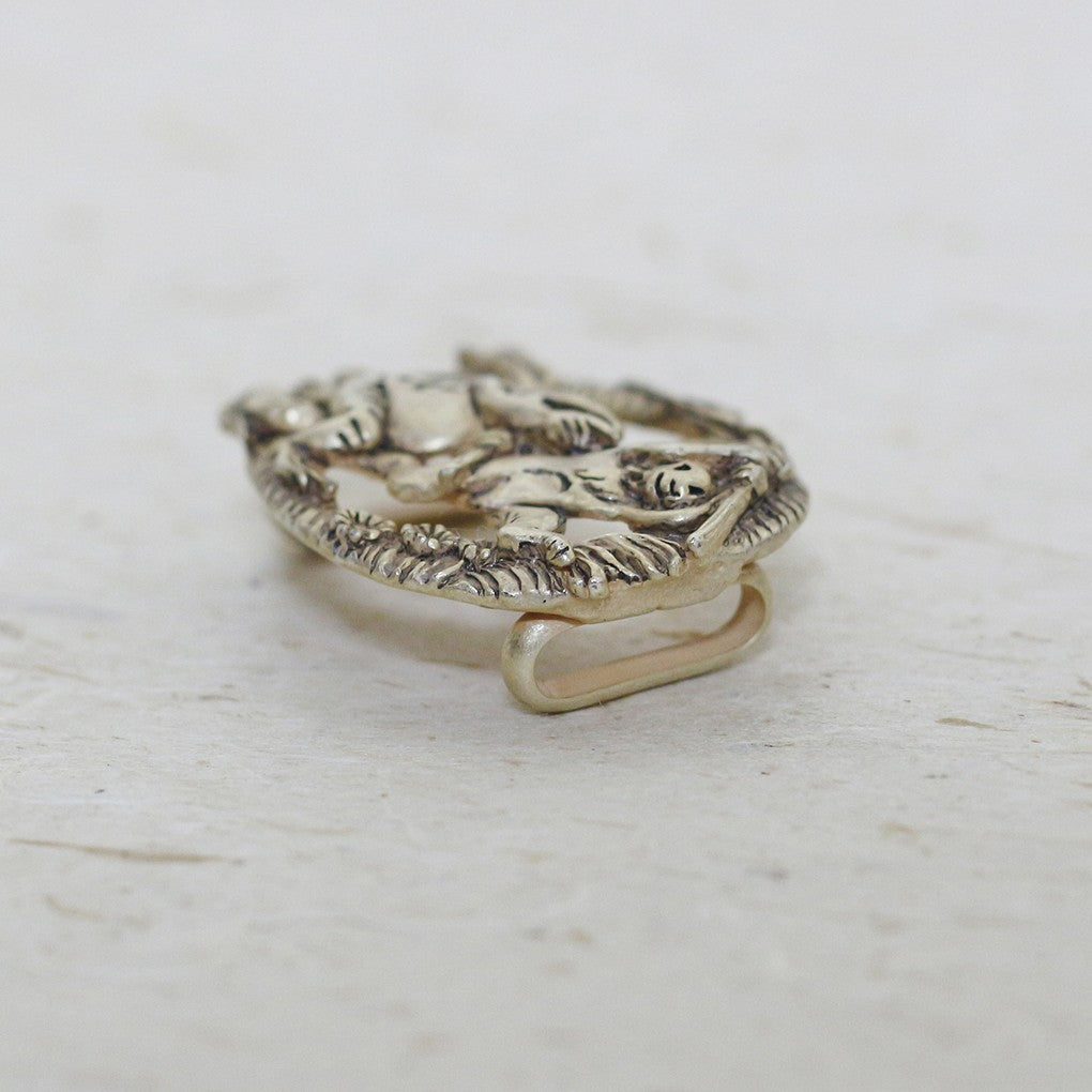 【SUU】<鳥獣戯画>追いかけっこ帯留め