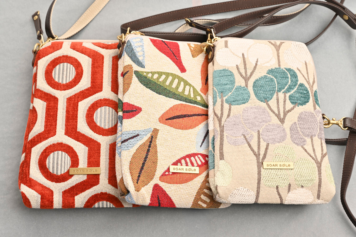SOAR SOLe ジャカード ゴブラン ポシェット ショルダーバッグ ポーチ