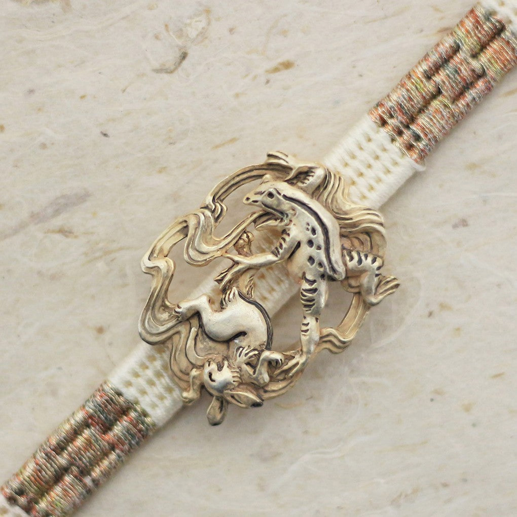 【SUU】〈鳥獣戯画〉相撲帯留め