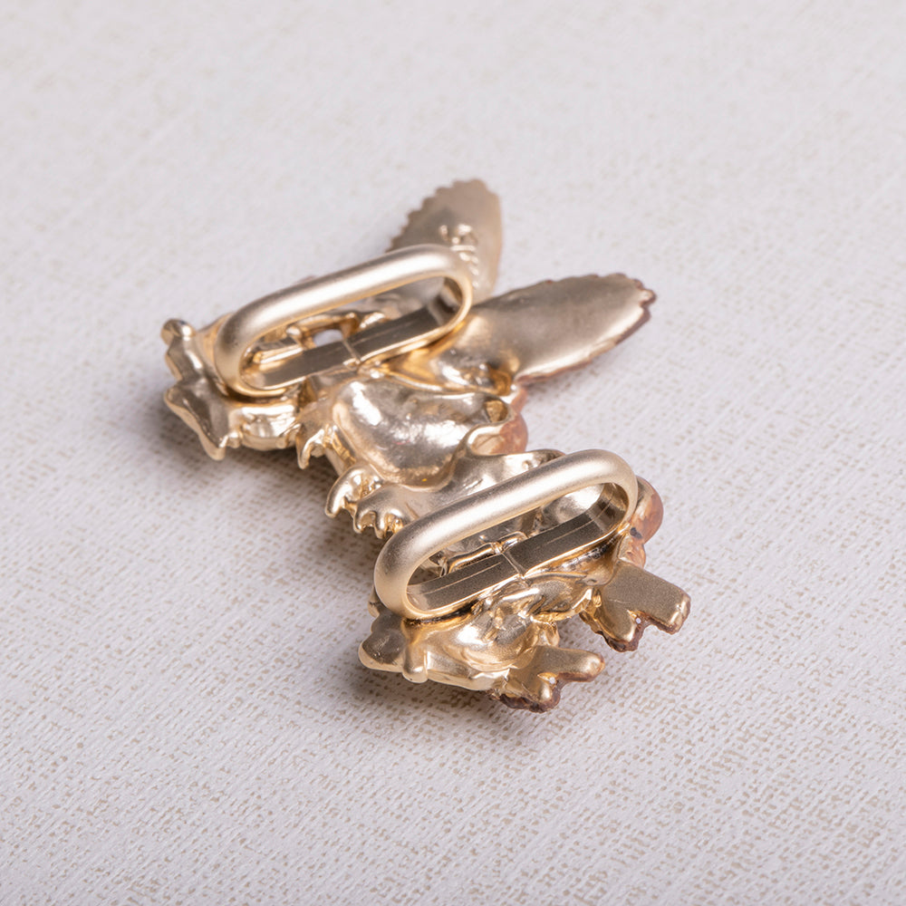 【SUU】喜雀図帯留め