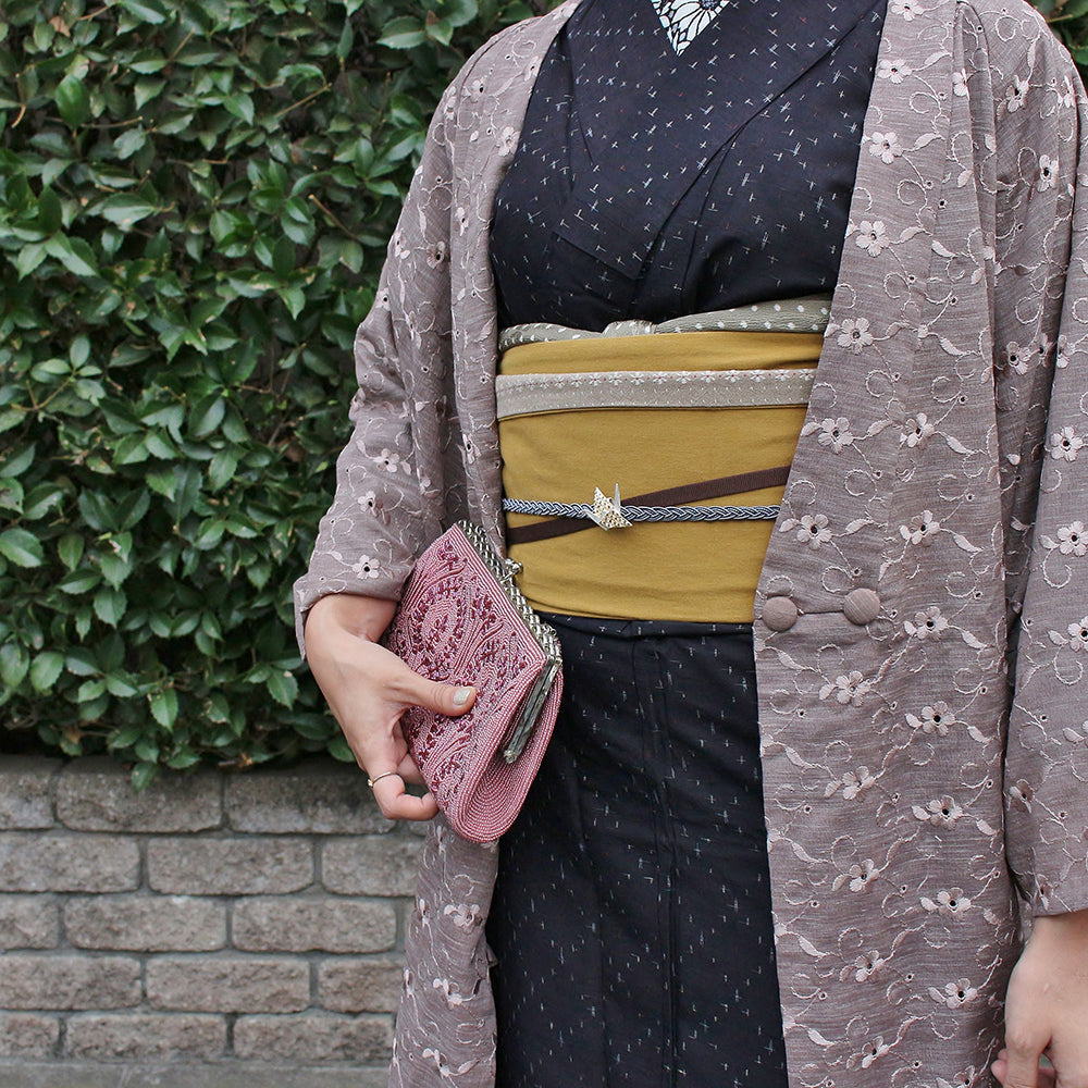 数-SUU- 七宝折鶴帯留め