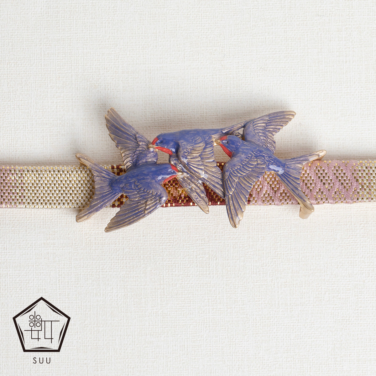 【SUU】飛燕帯留め