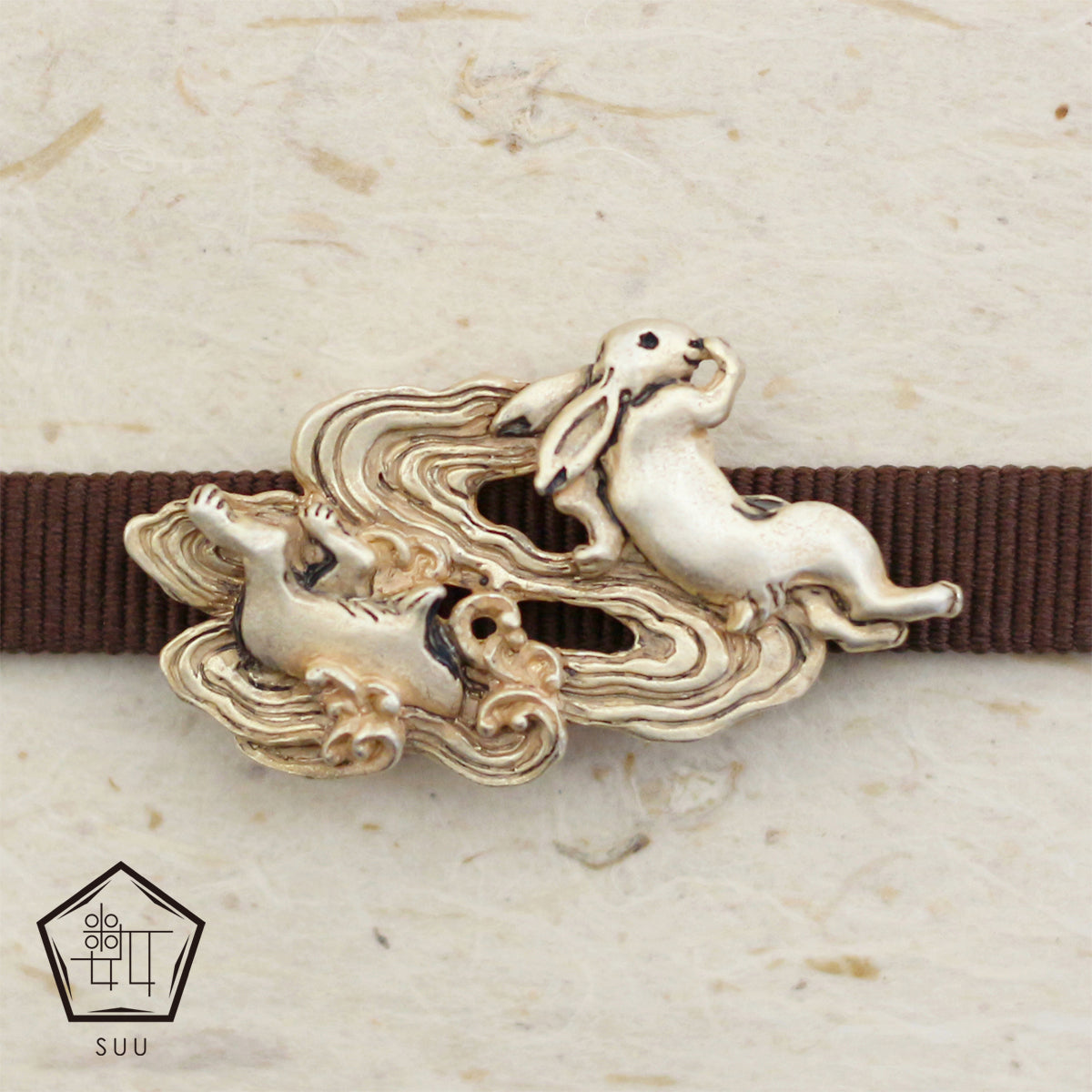 【SUU】〈鳥獣戯画〉水遊び帯留め