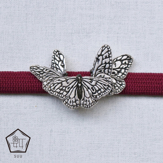 【SUU】オオゴマダラ帯留め