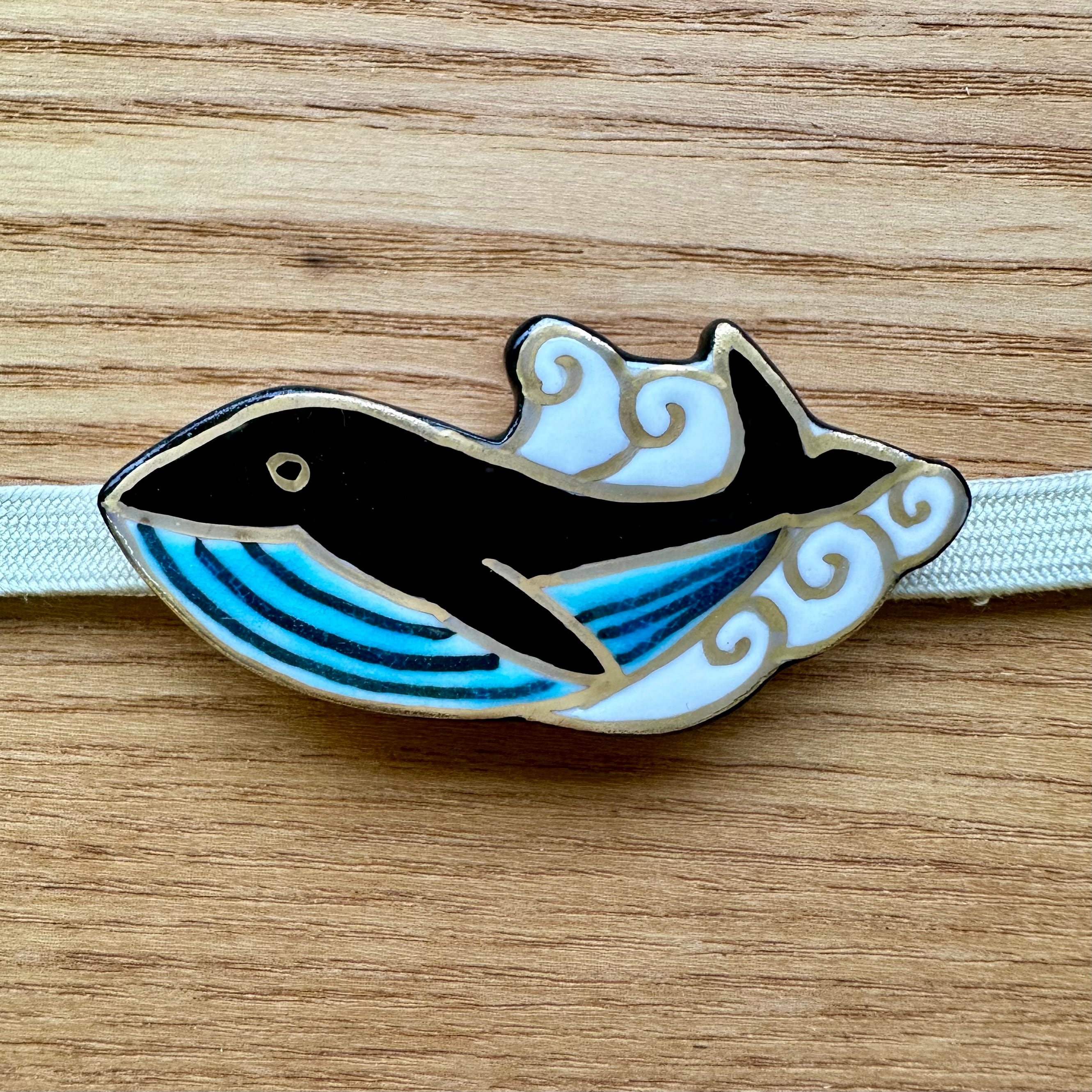 五福 クジラ帯留め – 和工房あき