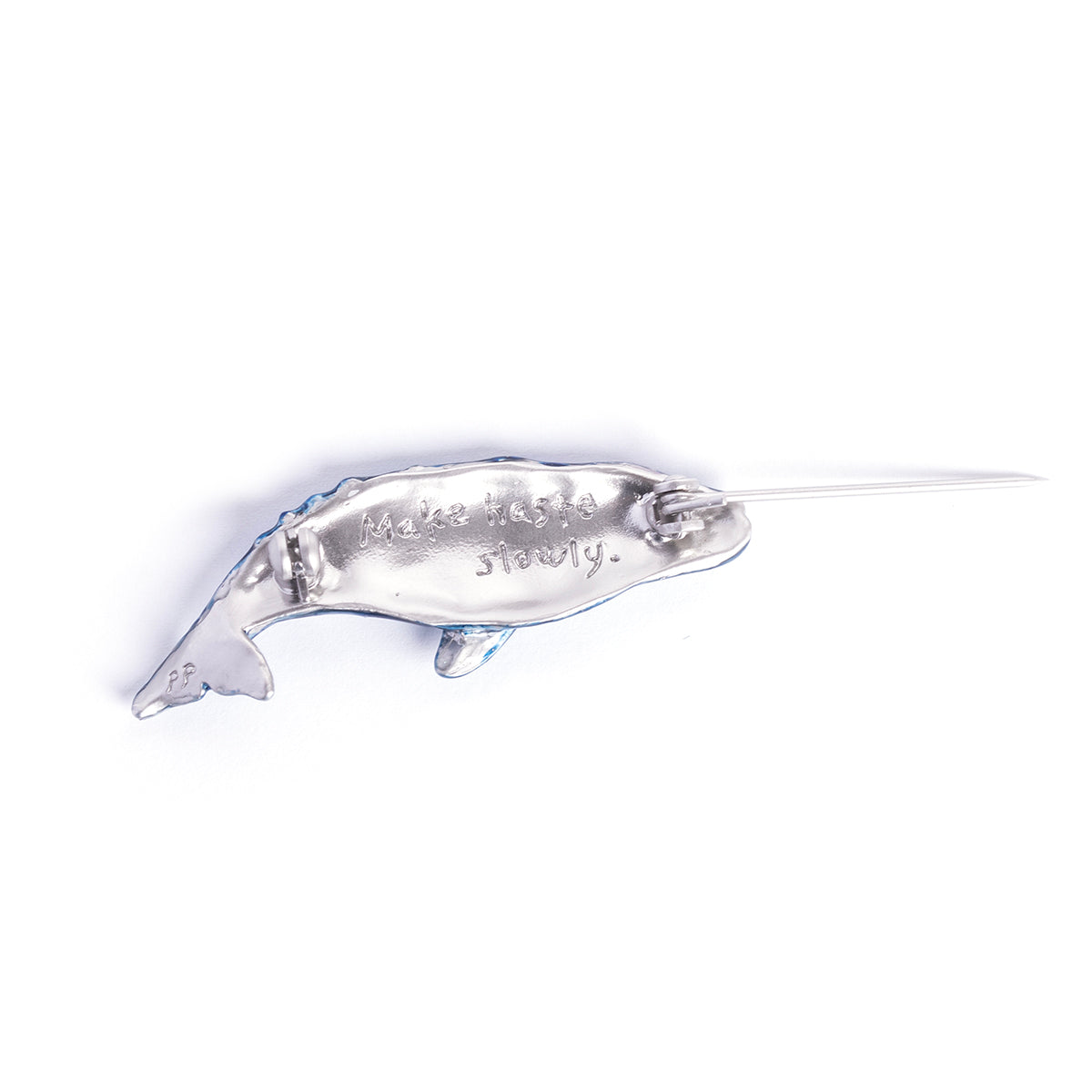 【ﾊﾟﾙﾅｰﾄﾎﾟｯｸ】コククジラの夢ブローチ