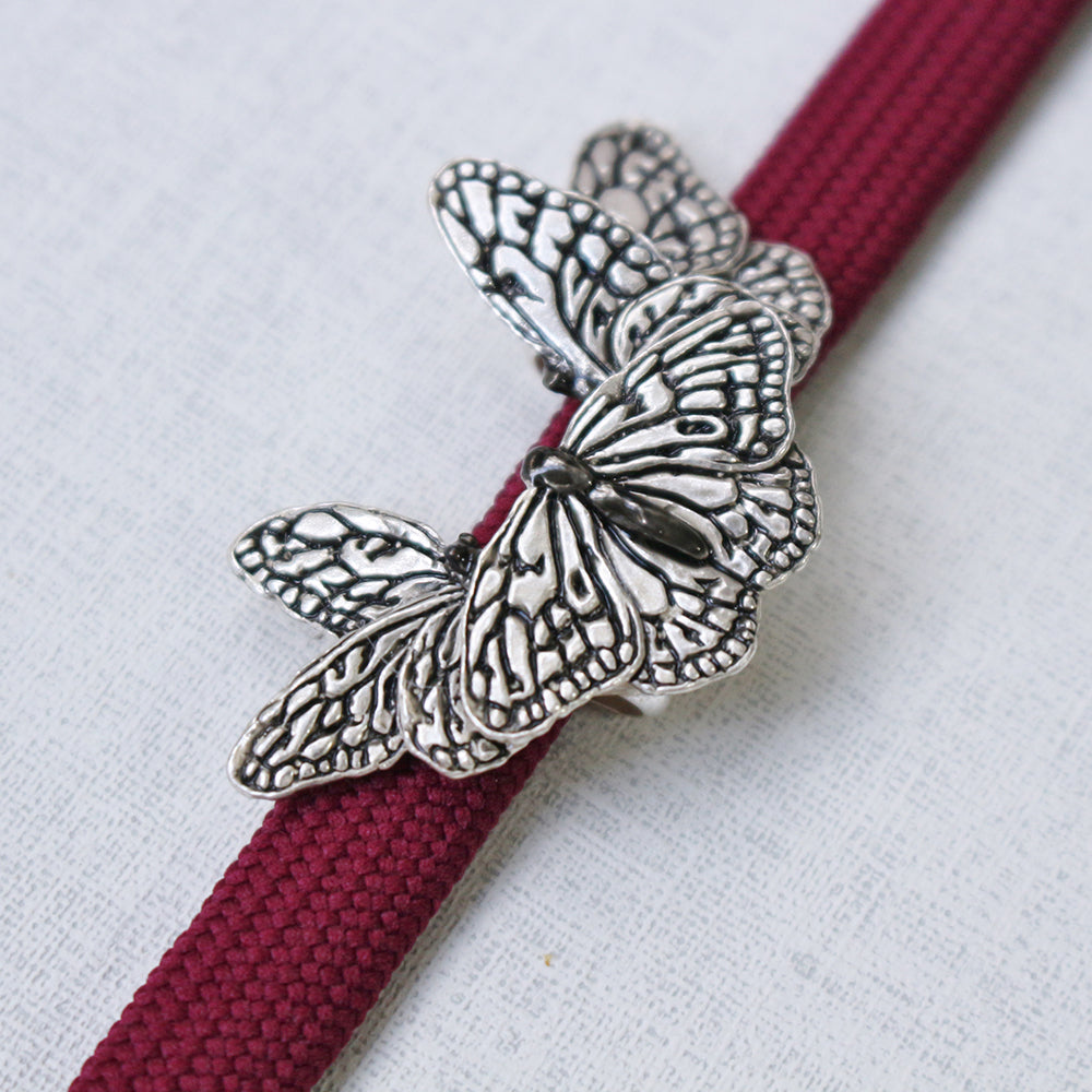 【SUU】オオゴマダラ帯留め