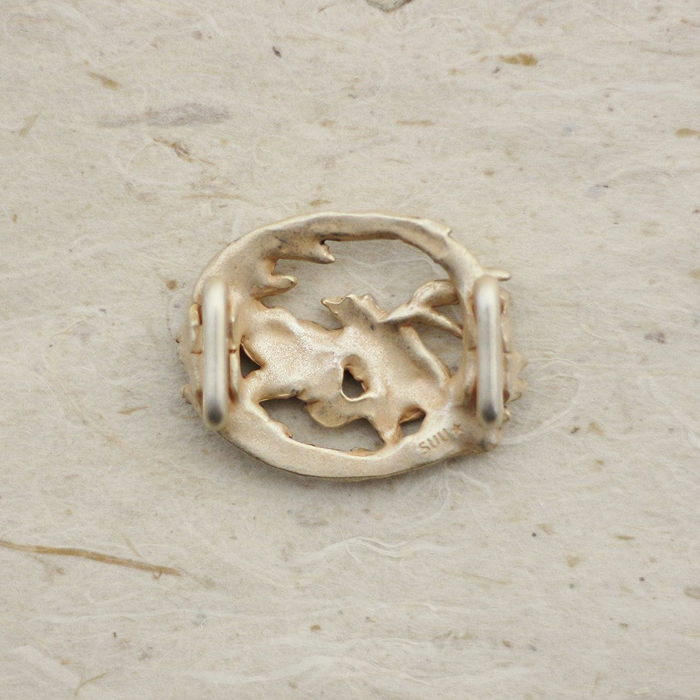 【SUU】<鳥獣戯画>追いかけっこ帯留め