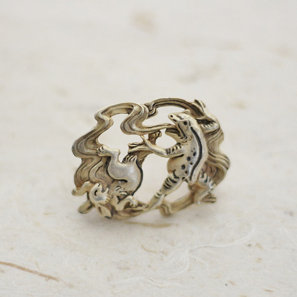 【SUU】〈鳥獣戯画〉相撲帯留め