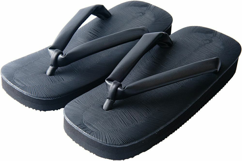 雪駄 "凜輝"-rin- 【メンズ】｜H4405｜漆黒 L