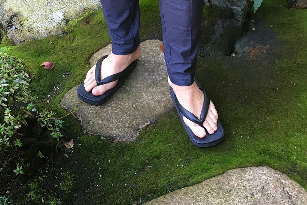 雪駄 "凜輝"-rin- 【メンズ】｜H4405｜漆黒 L