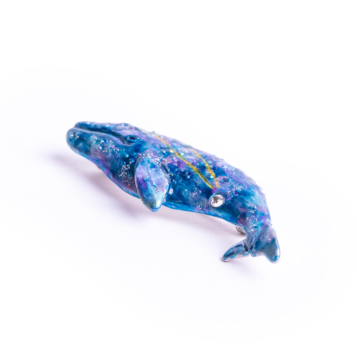 【ﾊﾟﾙﾅｰﾄﾎﾟｯｸ】コククジラの夢ブローチ