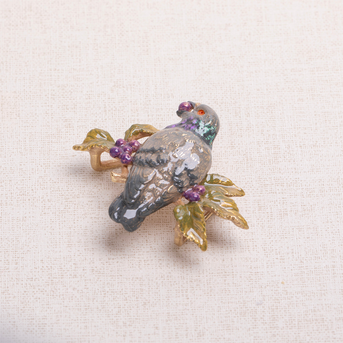 【SUU】カワラバト帯留め