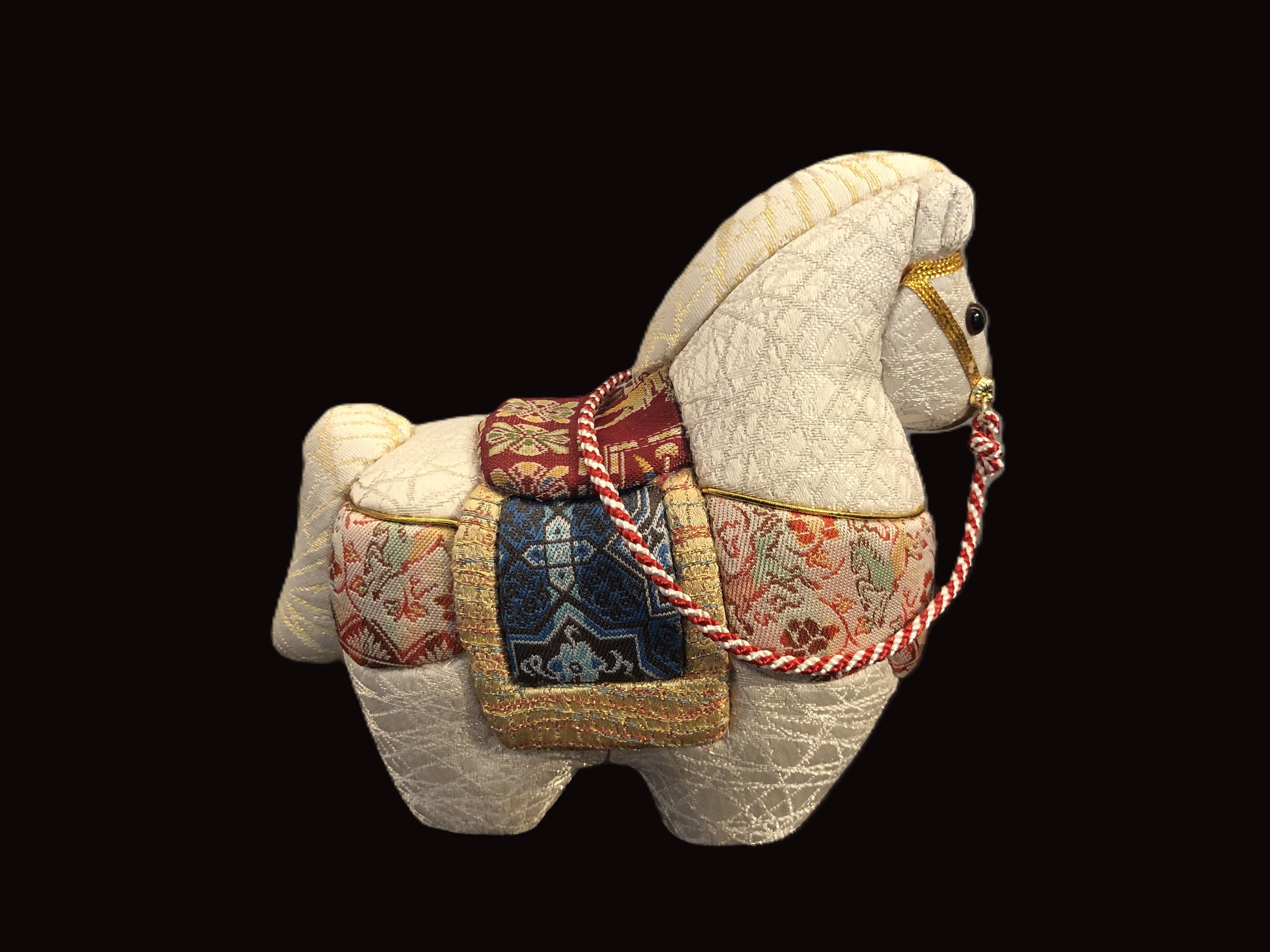 龍村美術織物 干支「午」 木目込み人形 – 和工房あき