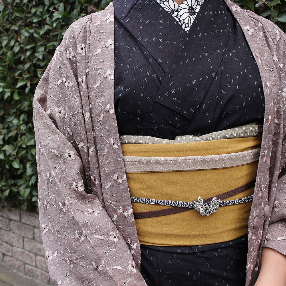 【SUU】オオゴマダラ帯留め