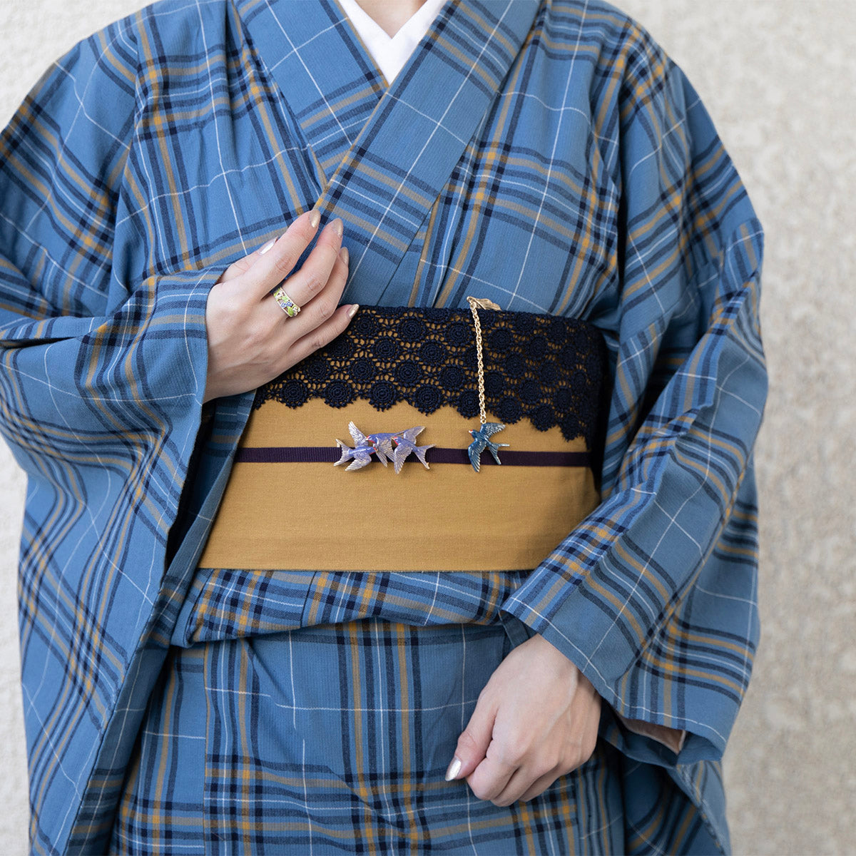 【SUU】飛燕帯留め