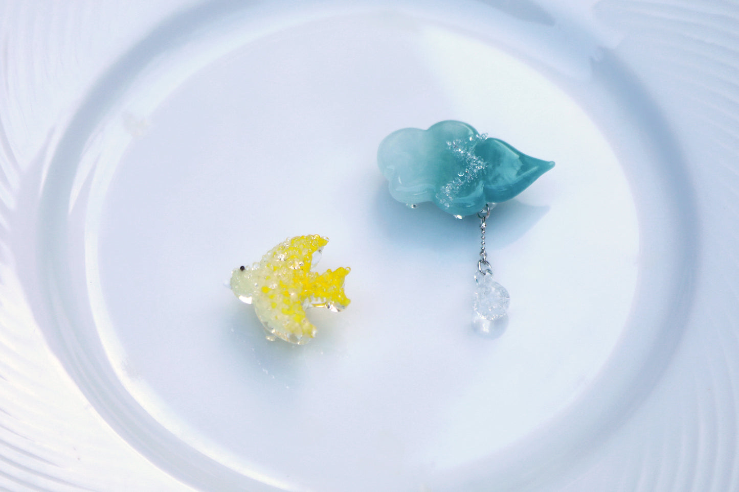 コレカラキモノ　帯留め【彩告鳥】一條朋子作