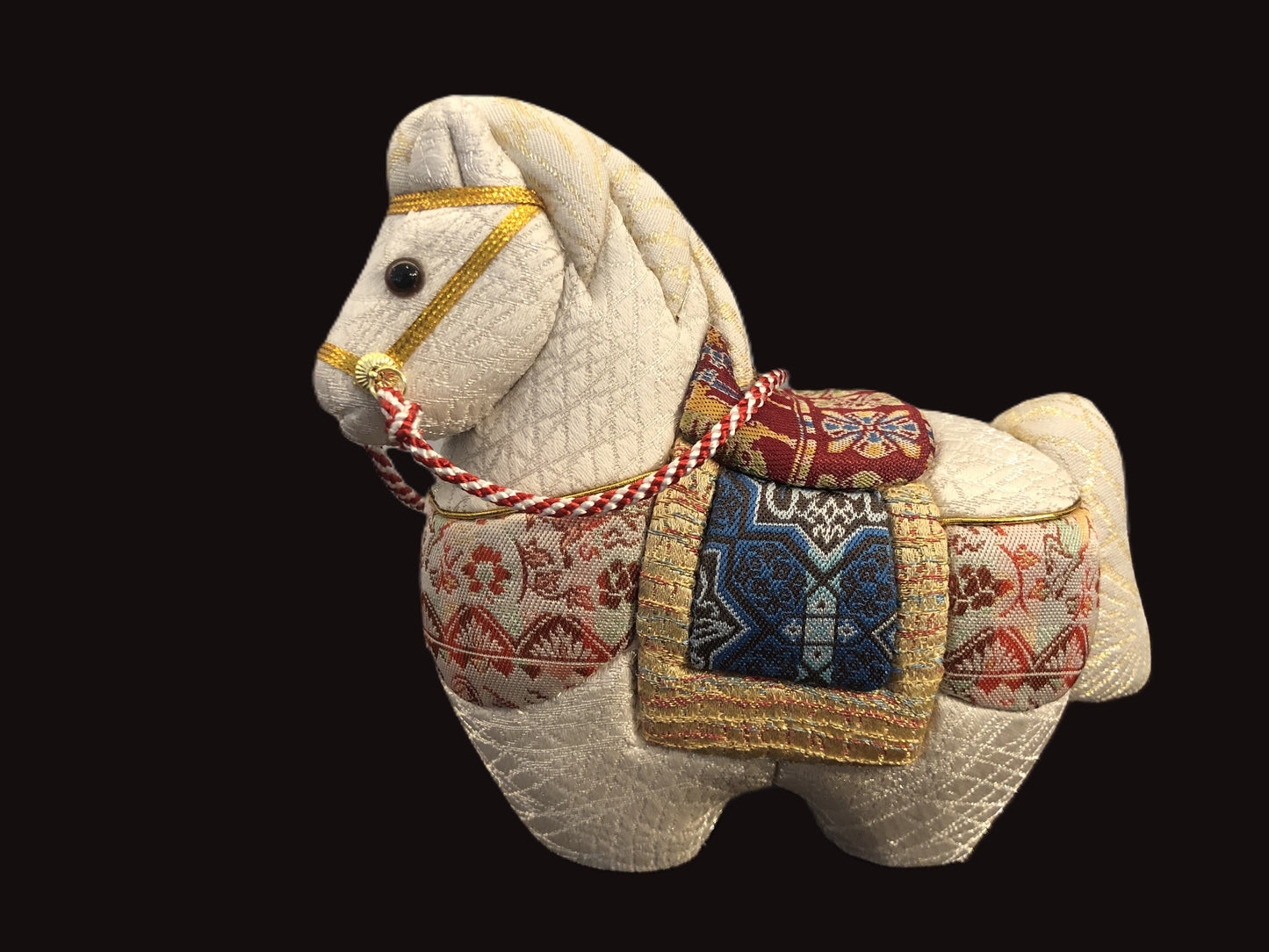 龍村美術織物　干支「午」 木目込み人形