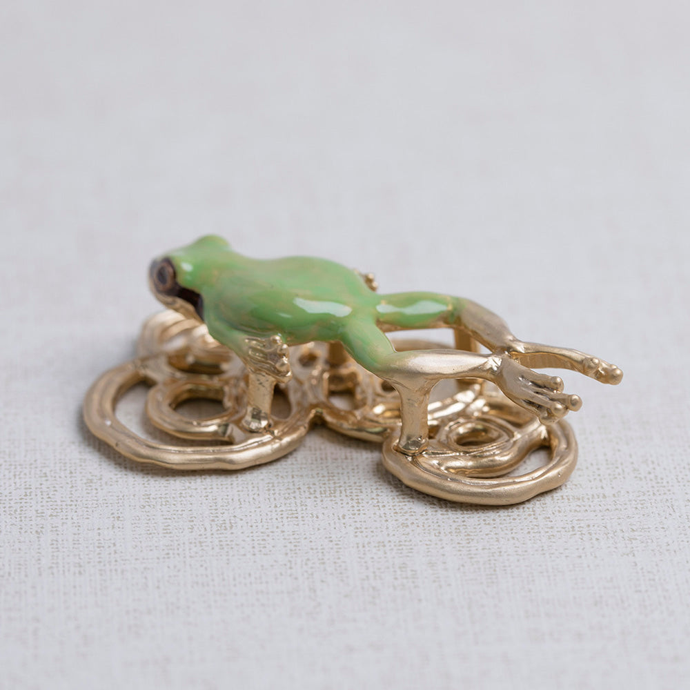 数－SUU－　カエル帯留め